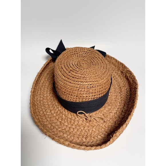 Helen Kaminski Raffia Bow Hat - Picture 3 of 5